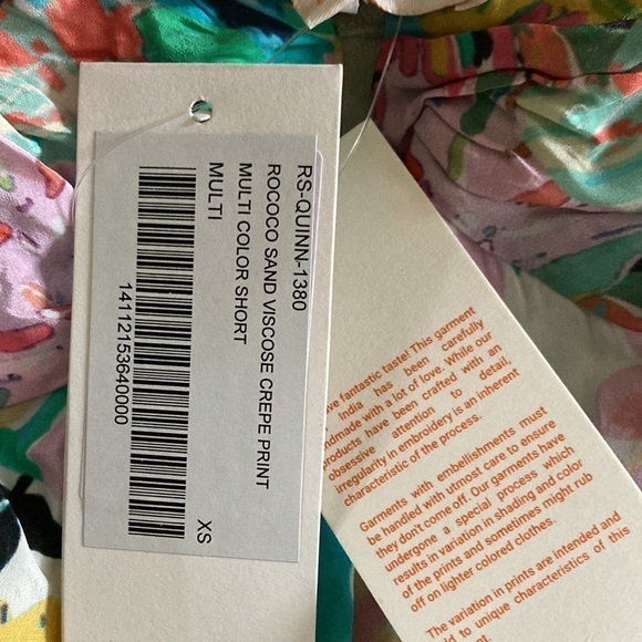 ROCOCO SAND Quinn Dress Short Tropical Mini Dress NWT - Picture 5 of 8